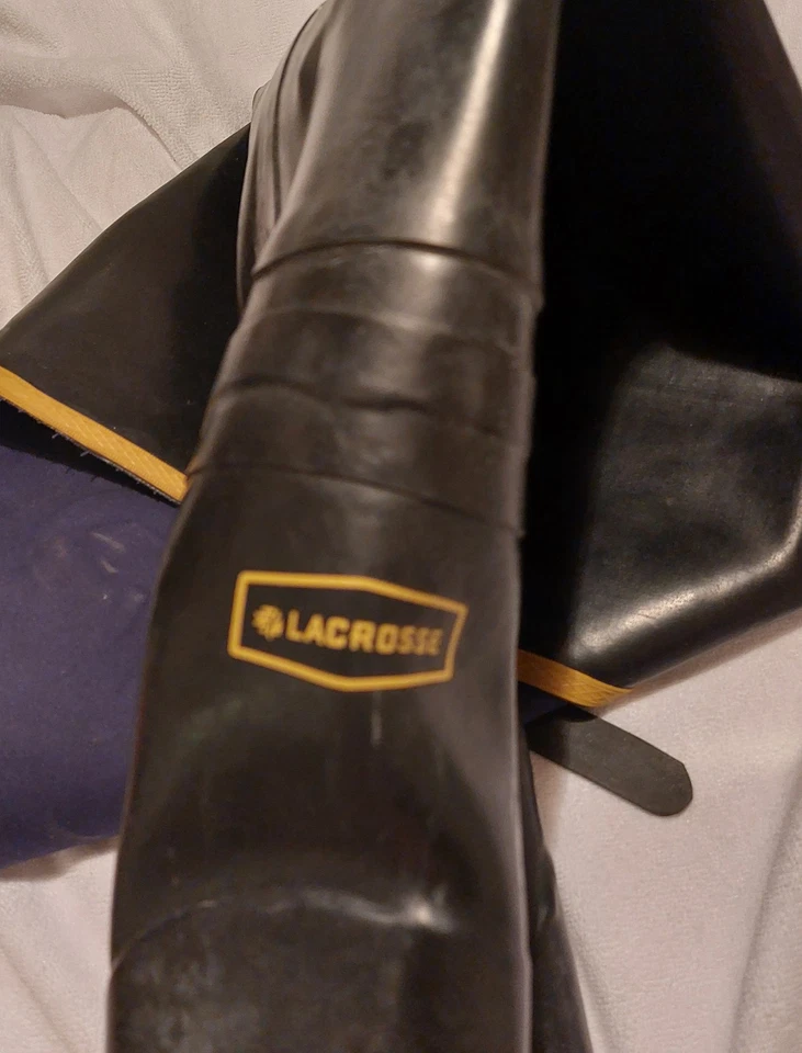 Botas de cadera Lacrosse 24009091 32" caña de goma/acero para hombre 11 - nuevas con etiqueta Foto 4 de 4