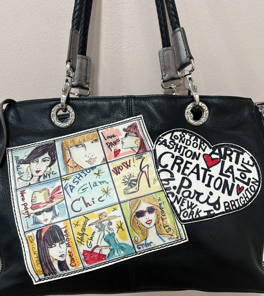 Bolso Grande BRIGHTON Fashionista Tom Clancy Super Glam Chic Alta Costura París Foto 2 de 4