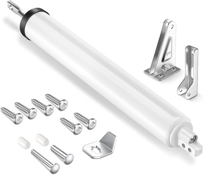 Storm Door Closer, Pneumatic Screen Door Closer, Adjustable Closing Speed, Safet