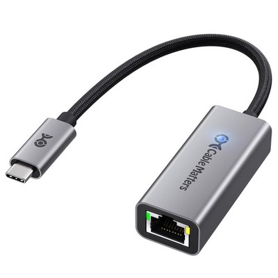 Cable Matters USB C auf 5Gb Ethernet Adapter, 5 Gigabit C grau