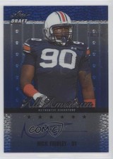 2011 Leaf Metal Draft All American Prismatic Blue /10 Nick Fairley Auto uk2