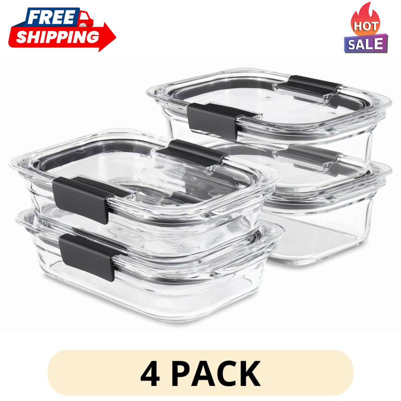 Rubbermaid Glass Storage Containers