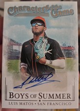 2024 Panini Boys of Summer -Characters of the Game Signatures Luis Matos /149 RC