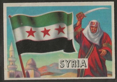 A&BC - FLAGGEN DER WELT 1959 (GROSSE GRÖSSE X80) - #04 - SYRIEN 