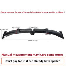 For Jaguar Xk 2010-2014 Coupe Trunk Spoiler Wing Pro Style Gloss Black Universal For Jaguar Xk 2010-2014 Coupe Trunk Spoiler Wing Pro Style Gloss Black Universal