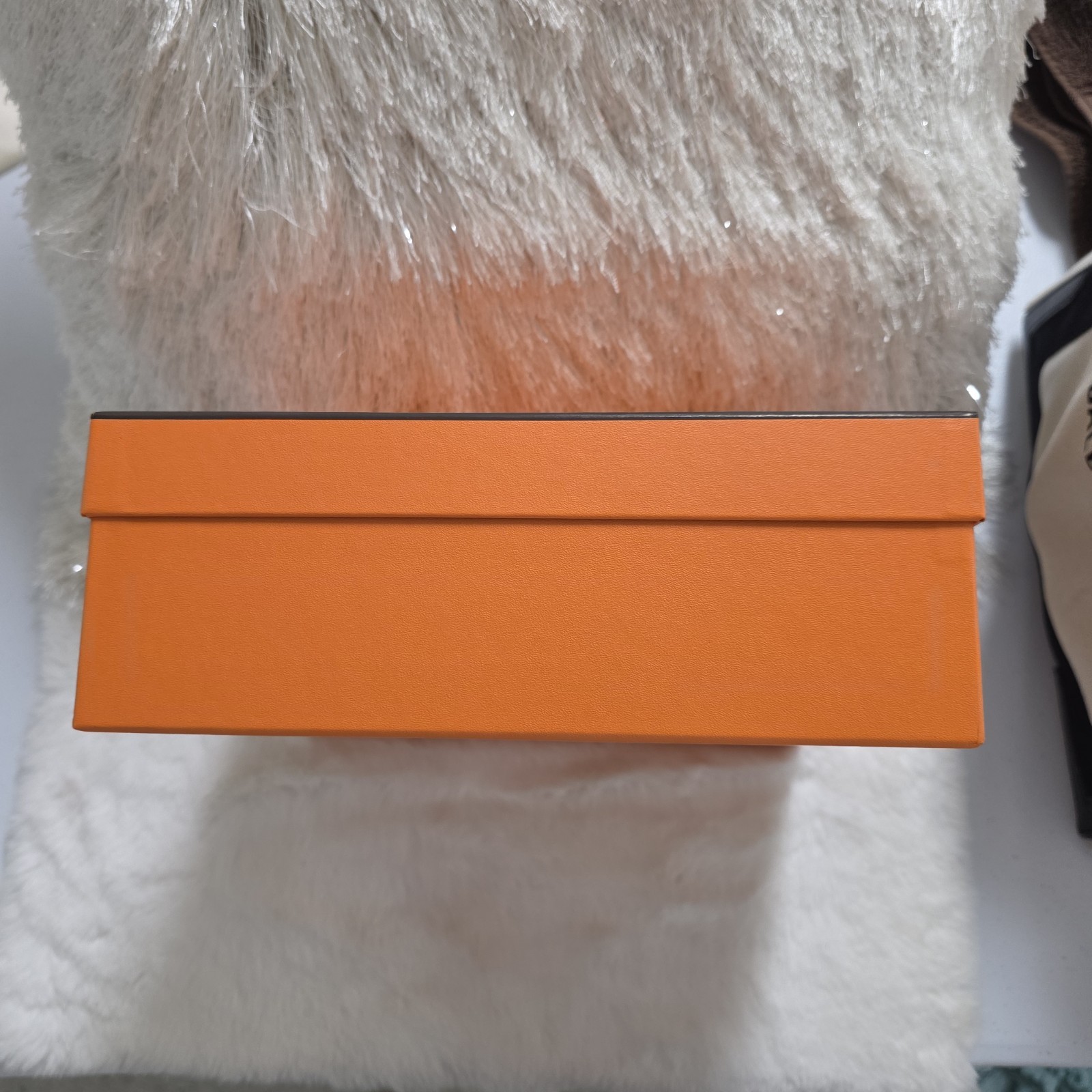Authentic Hermes Empty Box 10" x 10" x 4" w/Tissue Paper — image 6