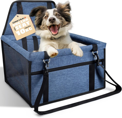 Seggiolino Auto Extra Stabile per Cani Di Piccola E Media Taglia, Pieghevole, Co - Foto 12 di 12
