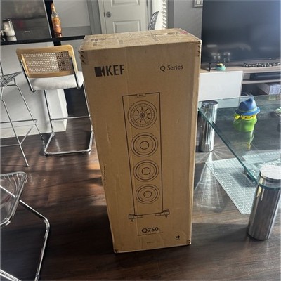 BRAND NEW KEF Q Series Q750 Floorstanding Standing Speaker, Black, Wired