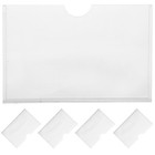  5 Pcs Display Del Supporto Per Schede Portaetichette Trasparenti
