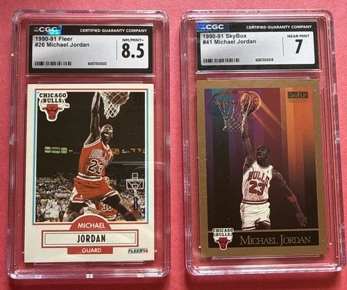 1990 Fleer Jordan CGC 8.5