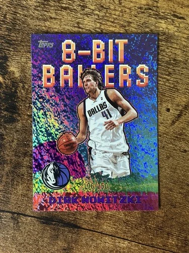 2025-26 Topps - 8-Bit Ballers Dirk Nowitzki #8B-22 Purple Holofoil /250