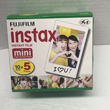 Fujifilm Instax Mini Instant Film 10 Sheets x 5 Packs For All Fuji Mini 8 Camera