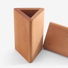 Leather Bending Sewing Polished 3 Angle DIY Wood Leathercraft Fixed Mold