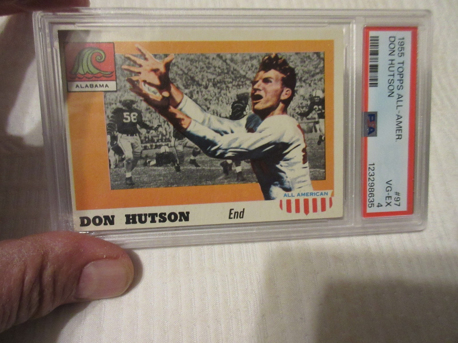 1955 Topps All-American Don Hutson #97 PSA 4 NICE