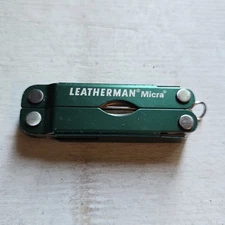 LEATHERMAN MICRA MINI SCISSORS MULTI TOOL 420HC KNIFE 64010101K GREEN