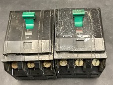 Lot Of 2 Square D QOB330 Circuit Breaker 30A 3-Pole 240V 30 Amp