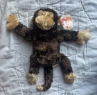 TY SWINGER the MONKEY BEANIE BABY New With Tags Plush Toy VTG