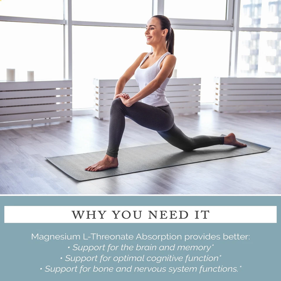 Липо-сферический магний L-треонат — 30 пакетов — 1000 мг магния в упаковке - Изображение 4 из 4