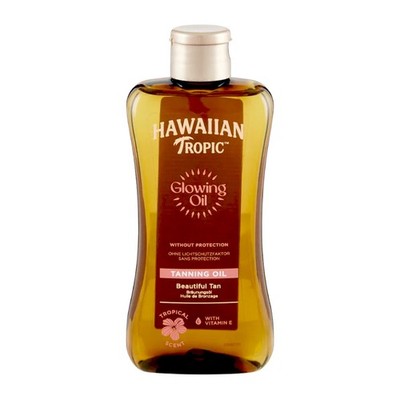 (27,50 EUR/l) Hawaiian Tropic Glowing Oil Bräunungsöl Öl Beautiful Tan 200 ml