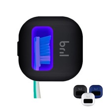 UV-C Toothbrush Sanitizer and Holder, Portable Cleaner, Travel Cover, Magneti...