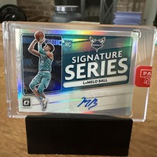 2020-21 DONRUSS OPTIC LAMELO BALL SIGNATURE SERIES RC HOLO AUTO #SS-LBL