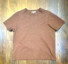 MERZ B. SCHWANEN SUPER DUPER HEAVYWEIGHT T-SHIRT - 11OZ CHOCOLATE - 2S14
