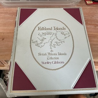 Falkland Islands Stanley Gibbons Stamp Album 1881 1981 NO STAMPS
