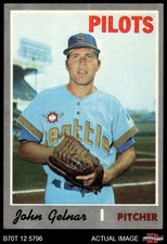 1970 Topps #393 John Gelnar Pilots 5 - EX