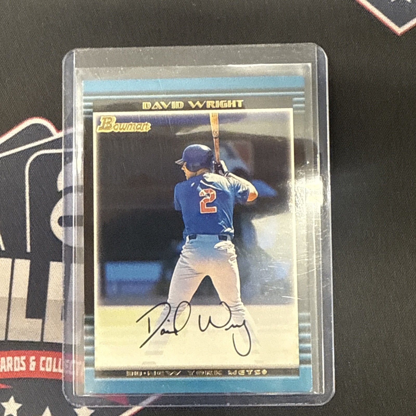 2002 Bowman #381 David Wright Rookie - New York Mets