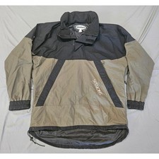 Sessions Anorak Jacket Mens Large Olive Black Vintage 90s Made in USA