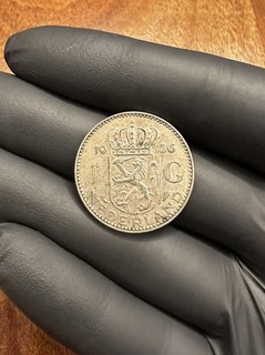 Niederlande 1 Gulden 1956 720er Silber