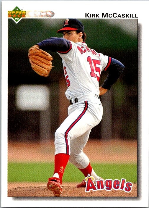 1992 Upper Deck #128 Kirk McCaskill California Angels