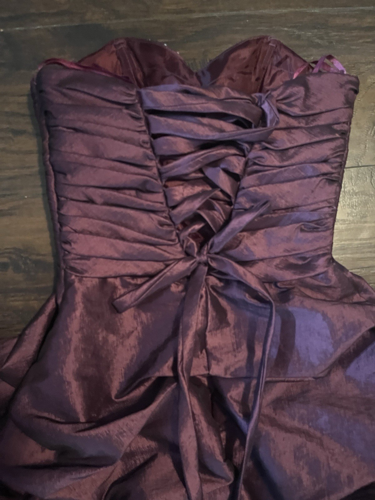 Short Formal Dress Aspeed Brand Sz Small Burgundy