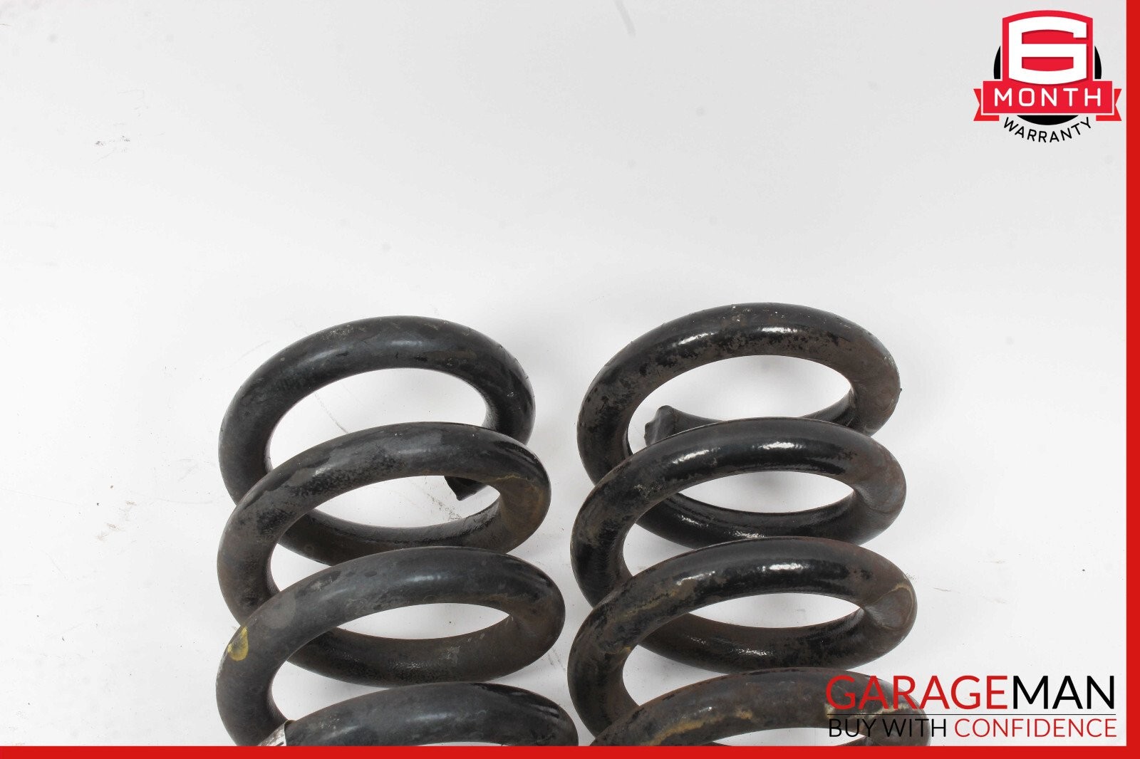 14-17 Maserati Ghibli Rear Right & Left Suspension Coil Spring Absorber Set OEM