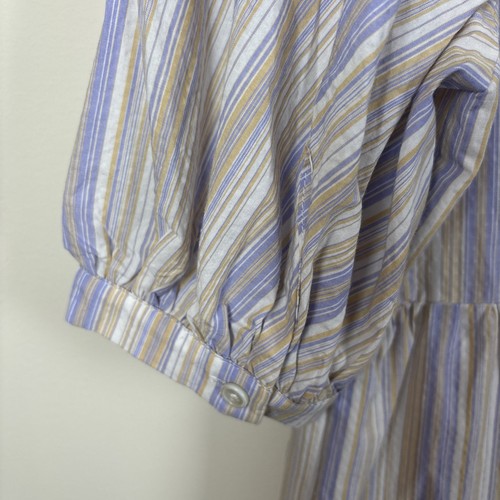 English Factory Kleid Damen Gr. S Prairie Midi Stufen Landhaus Baumwolle Pastell - Bild 13 von 13