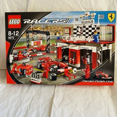 LEGO Racers: 8672 Ferrari Finish Line Factory Sealed Box Express F