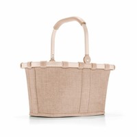 Reisenthel Carrybag Xs, Einkaufskorb, Picknickkorb, Frame Twist Coffee, 5 L