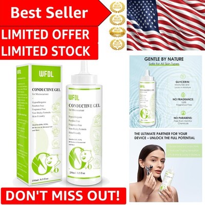Safe and Effective 8.5 oz Conductive Gel for Microcurrent Devices - Cruelty-Free