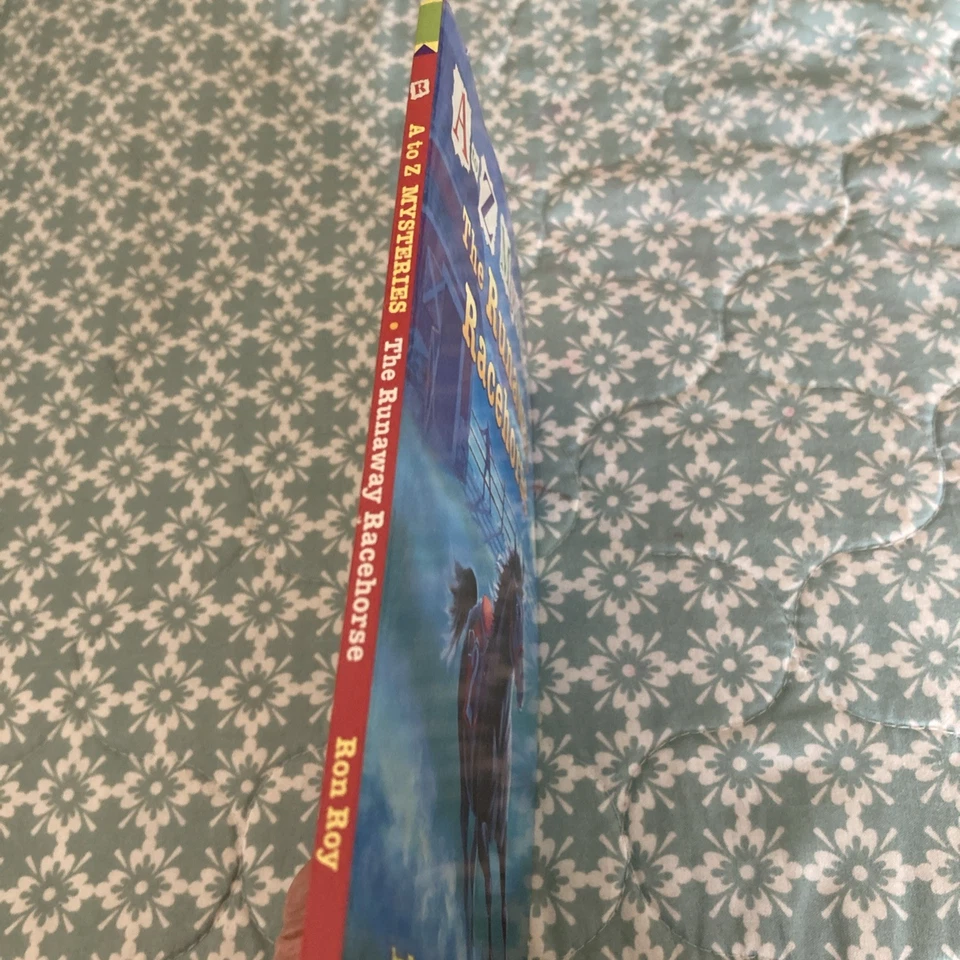 A To Z Mysteries The Runaway Racehorse by Ron Roy 2002 Paperback Scholastic - Image 3 of 4