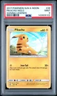 2017 POKEMON SUN & MOON SHINING LEGENDS #28 PIKACHU-HOLO PSA 9