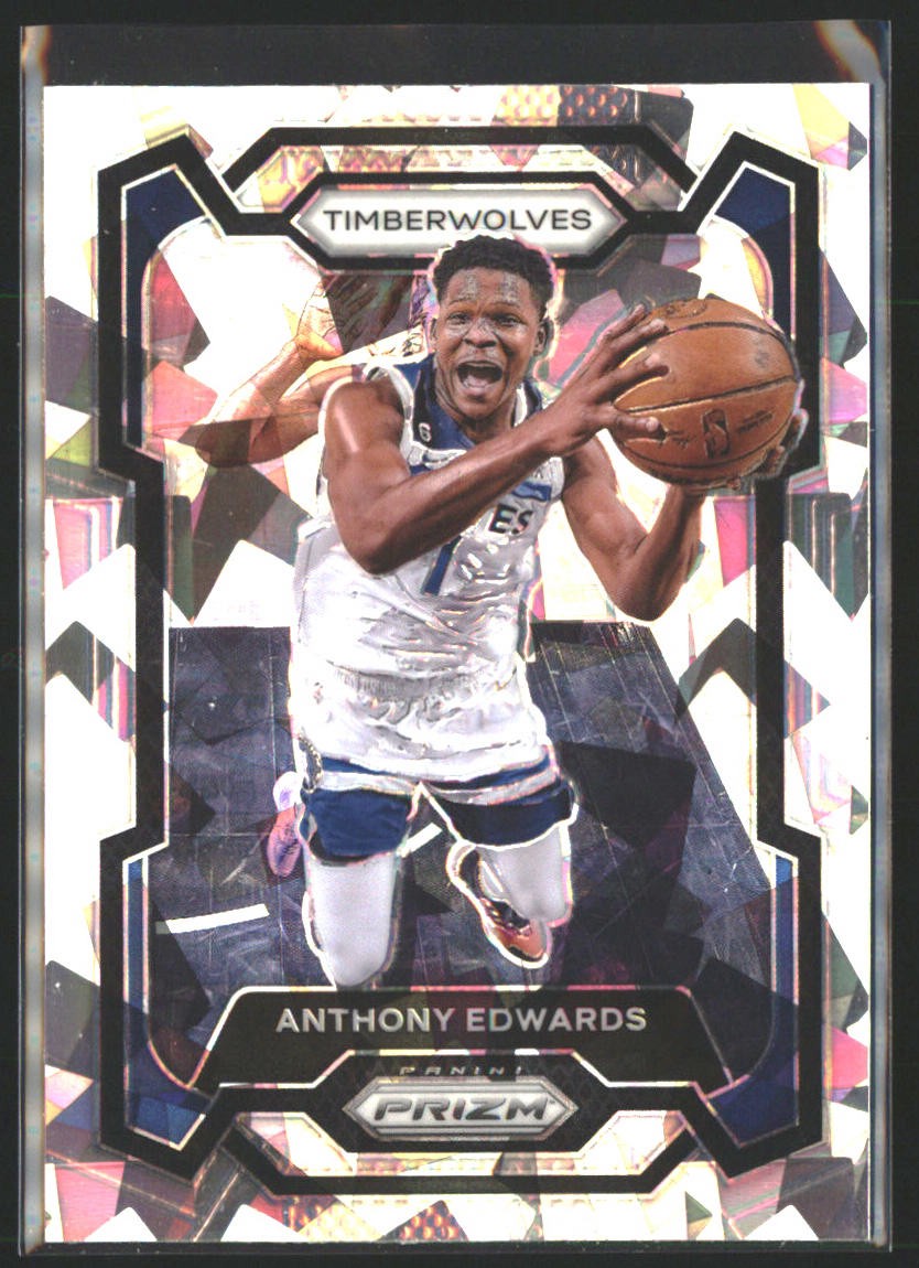 2023-24 Panini Prizm Anthony Edwards Prizms Ice