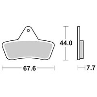 BeläGe Bremse SBS 758 Ats Arctic CAT TRV Ia 4X4 500 2003 2004