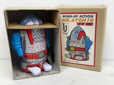 Vintage Cragstan MR. ATOMIC Wind-Up Action Wa...