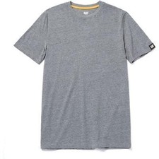 Caterpillar CAT Essentials heather grey cotton short-sleeve T-shirt #1510590