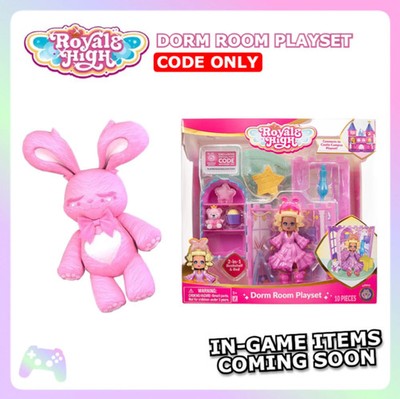 Roblox Royale High Dorm Room Playset Toy / Snuggly Bunny  CODE ONLY