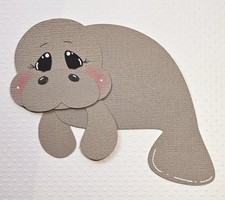 Little Manatee. Scrapbook, Card Making Paper Piecing