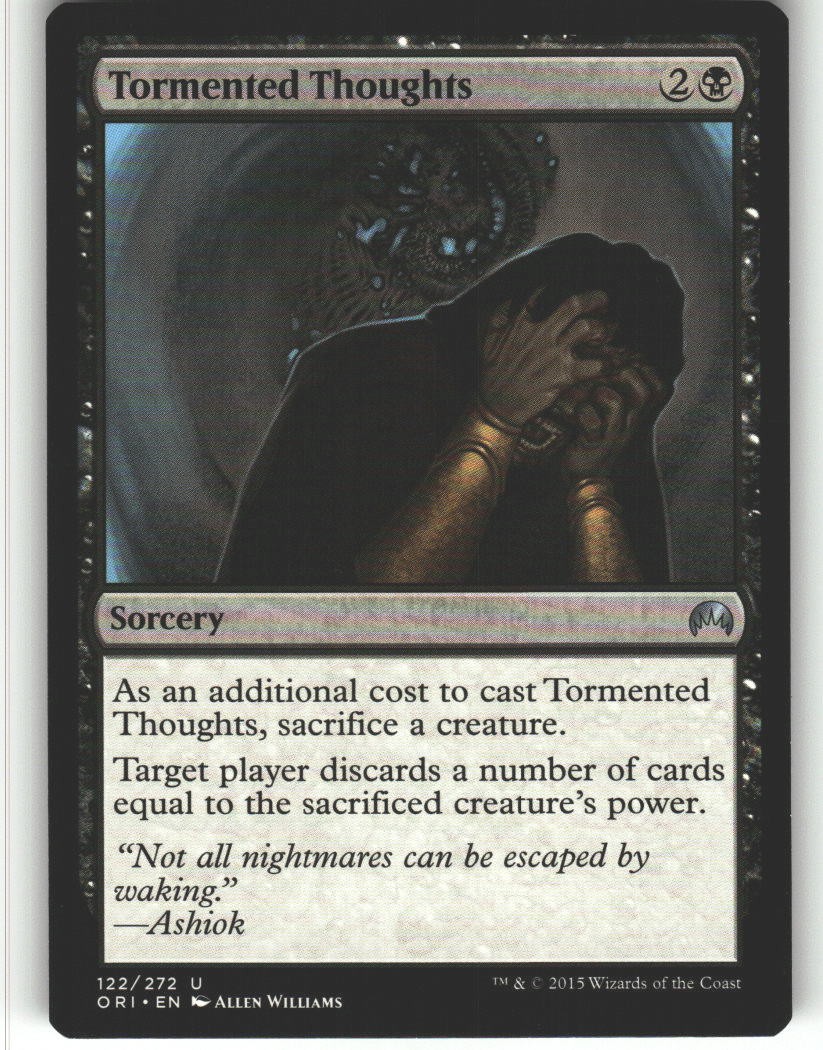 Tormented Thoughts - Magic Origins - MTG - Uncommon - #122 - NM