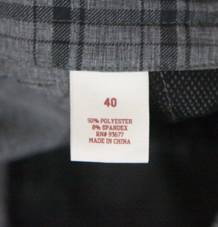 Arizona Jean Co. Gris Hombre Carga Vestido Pantalones Cortos Hombre XXL 40" Cintura x 10" 1-383 Foto 4 de 4