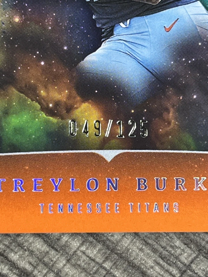 2023 Panini Origins, /125, TREYLON BURKS, Orange, Tennessee Titans, #96 - Image 2 of 4