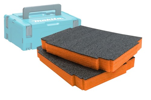 Inserto de espuma de sombra Makita Makpac | Espuma de corte y pelado para sistemas modulares Makpac - Imagen 17 de 31
